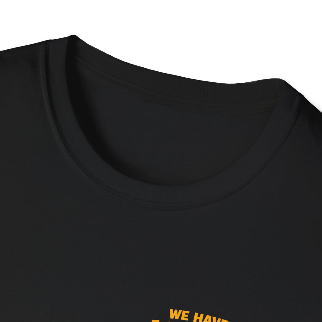 College Bag Boyz T-Shirt — "Liquor License" Chest Logo, Retro Varsity Script Back